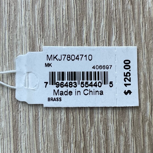 NWT✅ Authentic MICHAEL KORS Gold MK Logo & Heart Multi Strand Layered Necklace - Picture 8 of 8